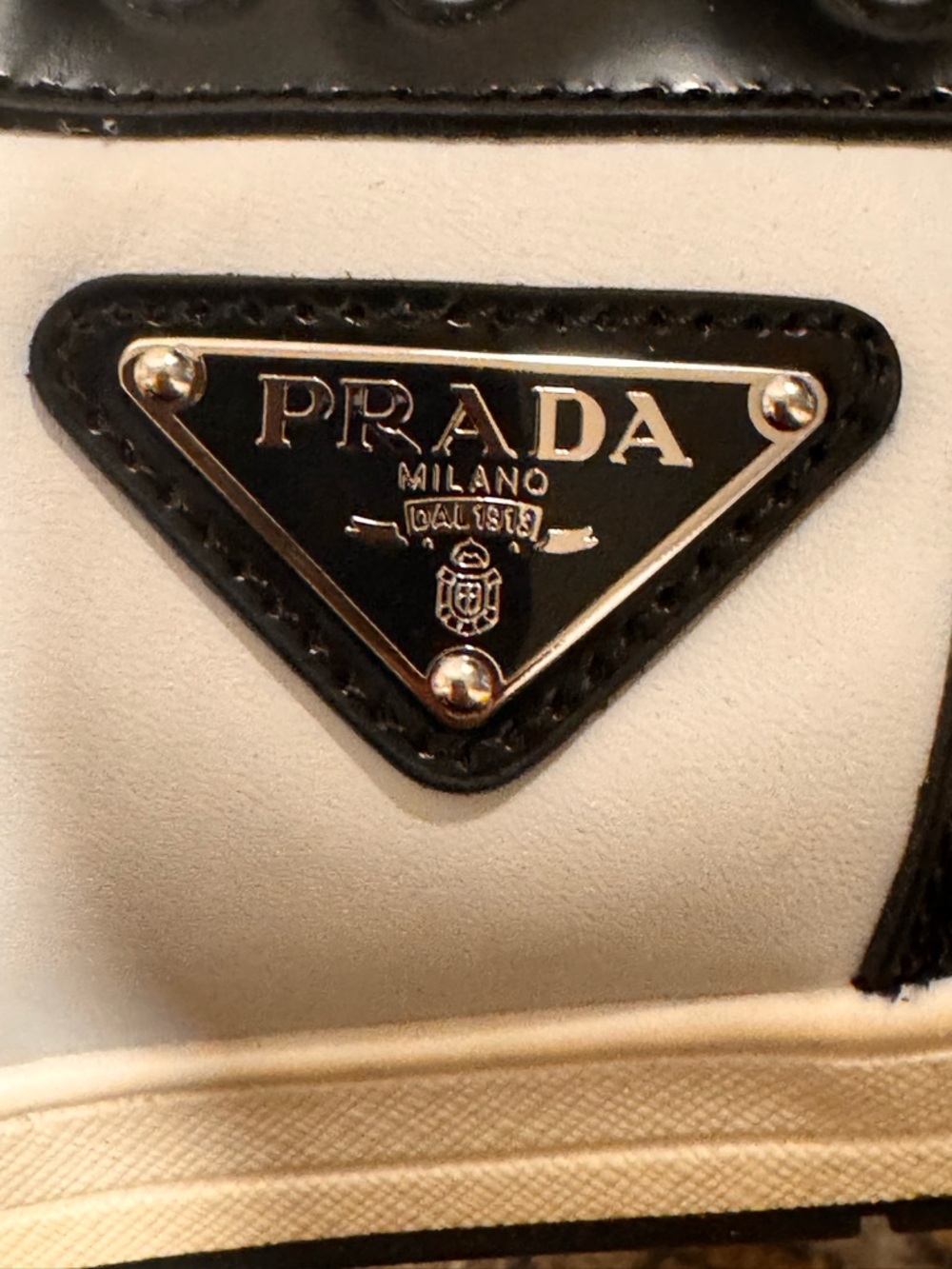 Prada Downtown Leather Sneakers - Picture 7 of 12